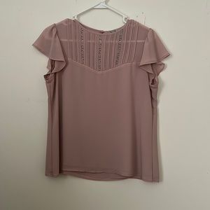 H&M chiffon blouse, pink/blush